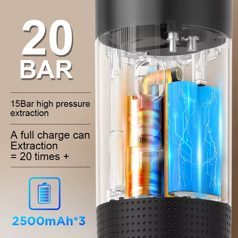 Wireless Electric Portable Espresso Coffee Machine